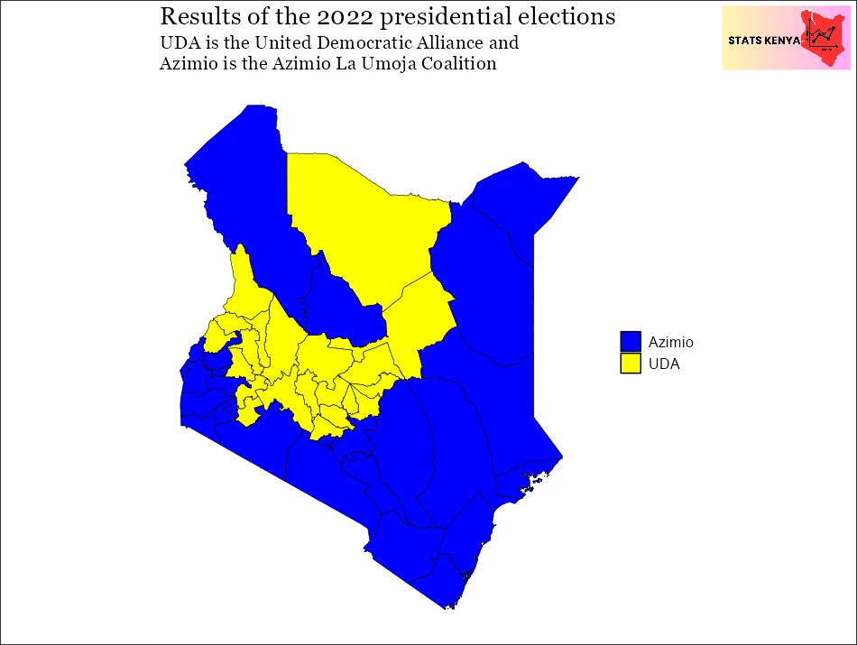 Image about Kenya General Elections Presidential Results and Voter Turnout – 2022